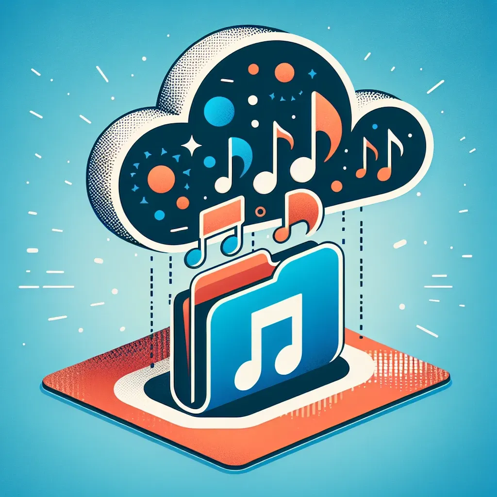 "Contoh langkah-langkah menambahkan musik bebas lisensi di konten media sosial, menunjukkan interface aplikasi dan pilihan musik yang sesuai untuk penggunaan kreatif."